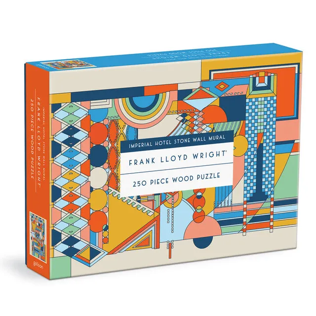 galison-frank-lloyd-wright-holzpuzzle-250-teile-stone-wall image 1