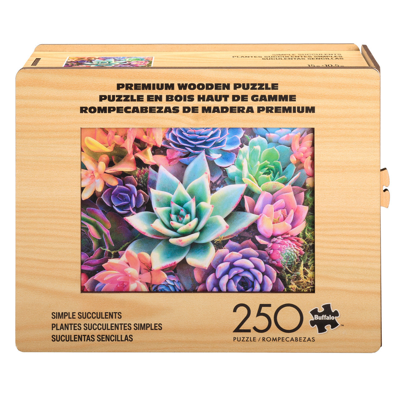 buffalo-games-simple-succulent-holzpuzzle-250-teile-whimsy image 2
