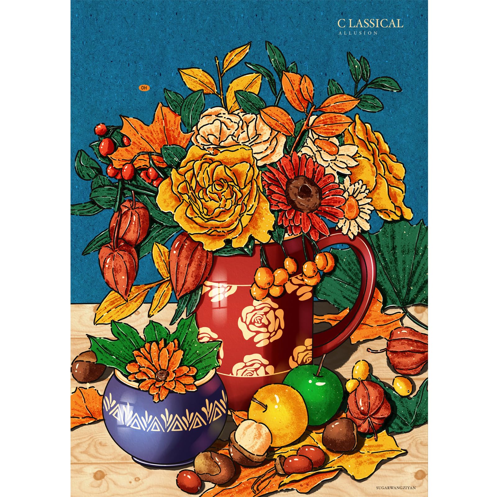 huadada-500-pieces-puzzle-500-teile-kiefernzapfen-49x35-cm image 4