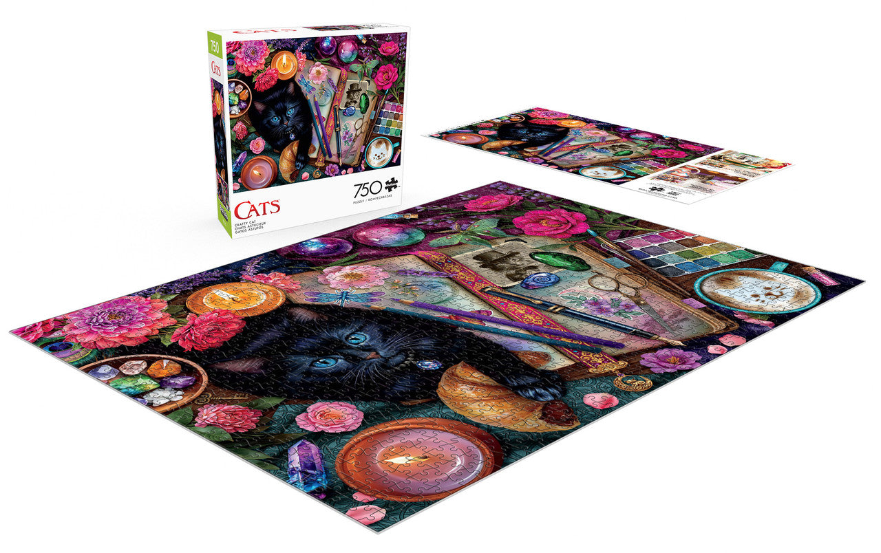 buffalo-games-cats-crafty-cat-puzzle-750-teile-katze image 3