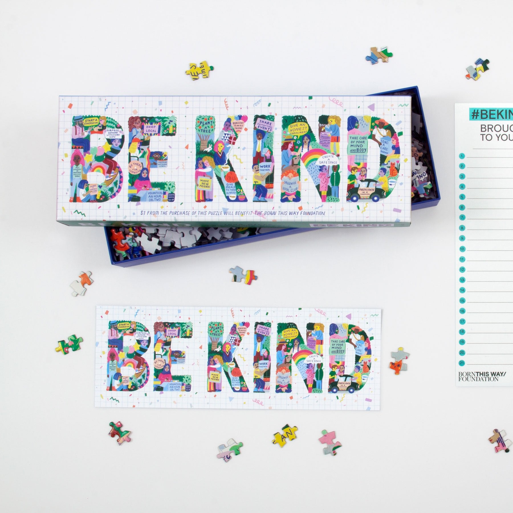 galison-be-kind-1000-teile-panorama-puzzle-lang image 6