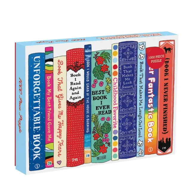 galison-ideal-bookshelf-universals-1000-teile-puzzle-b-cher image 1