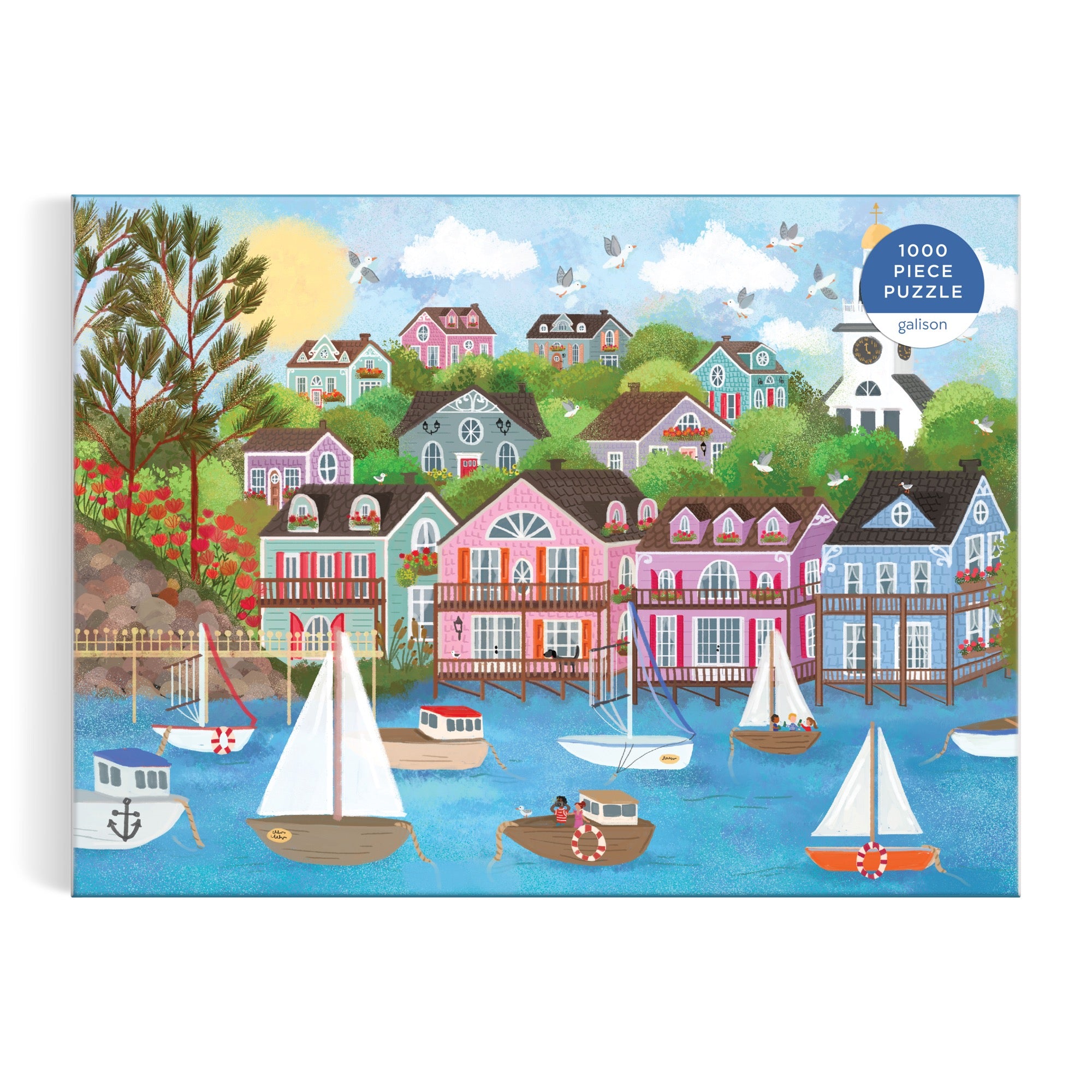 galison-joy-laforme-harbor-by-the-sea-1000-teile-puzzle-meer image 2