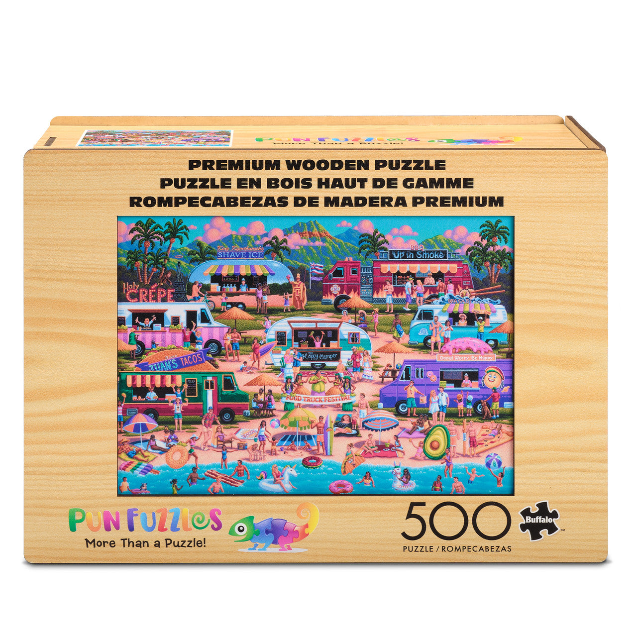 buffalo-games-hawaiian-food-truck-holzpuzzle-500-teile-strand image 6