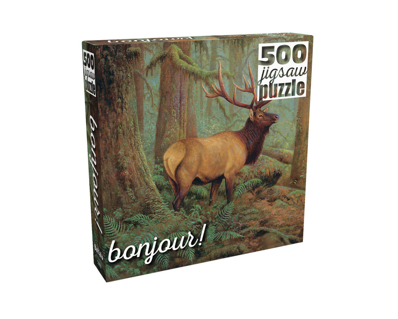 buffalo-games-bonjour-forest-king-500-teile-puzzle-hirsch image 4