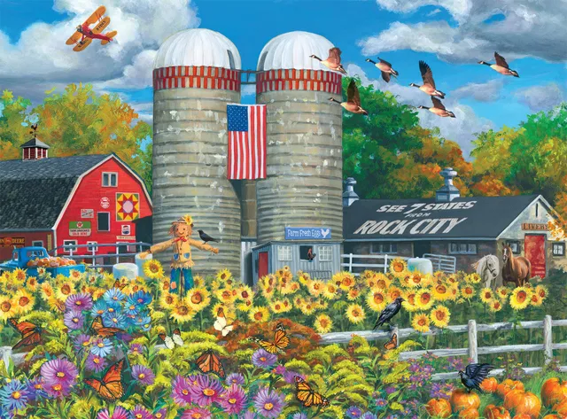 buffalo-games-rock-city-farm-puzzle-1000-teile-country-life image 1