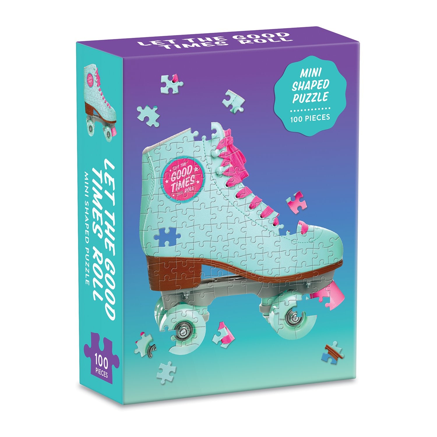 galison-let-the-good-times-roll-puzzle-100-teile-rollschuh image 1