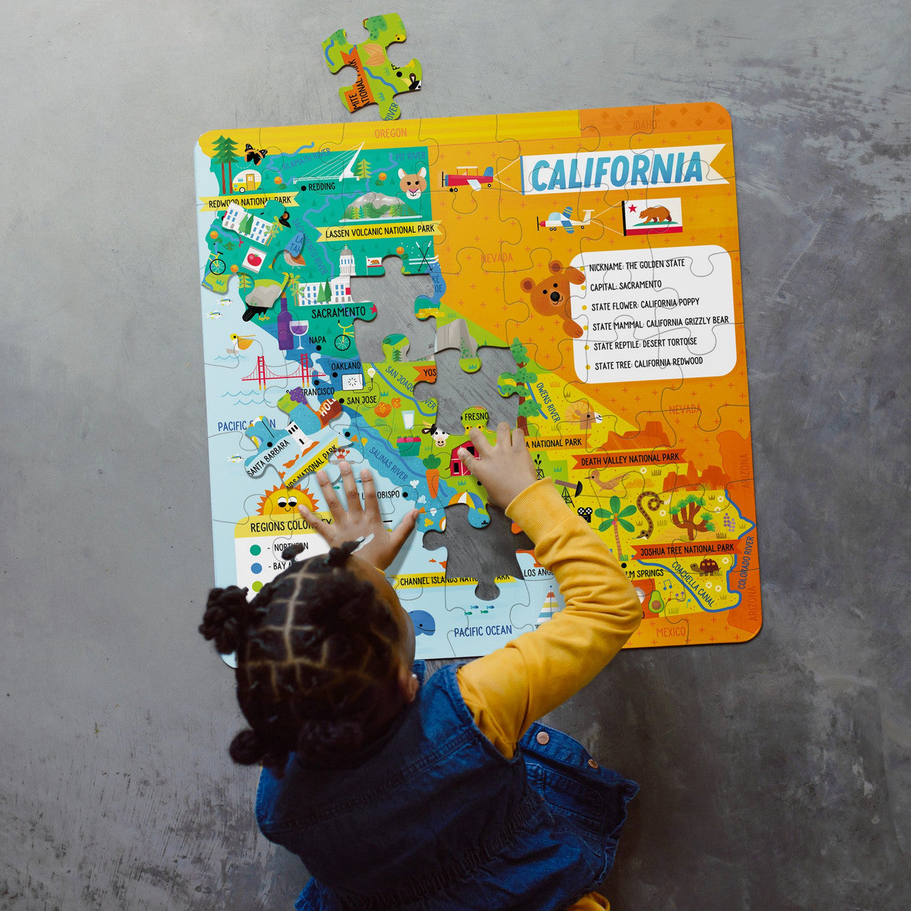 buffalo-games-little-buffalo-california-bodenpuzzle-49-teile image 3