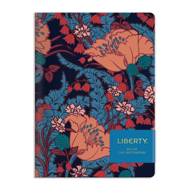 galison-liberty-london-notizbuch-set-2x-liniert-floral image 1