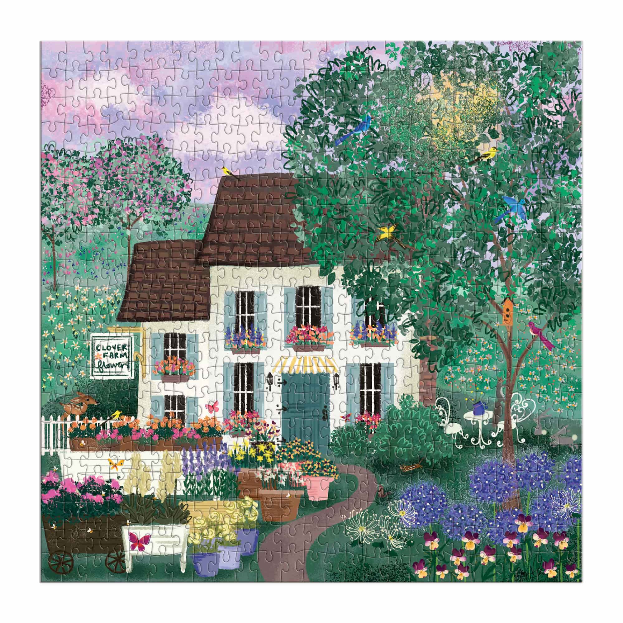 galison-joy-laforme-garden-path-puzzle-500-teile-garten image 3