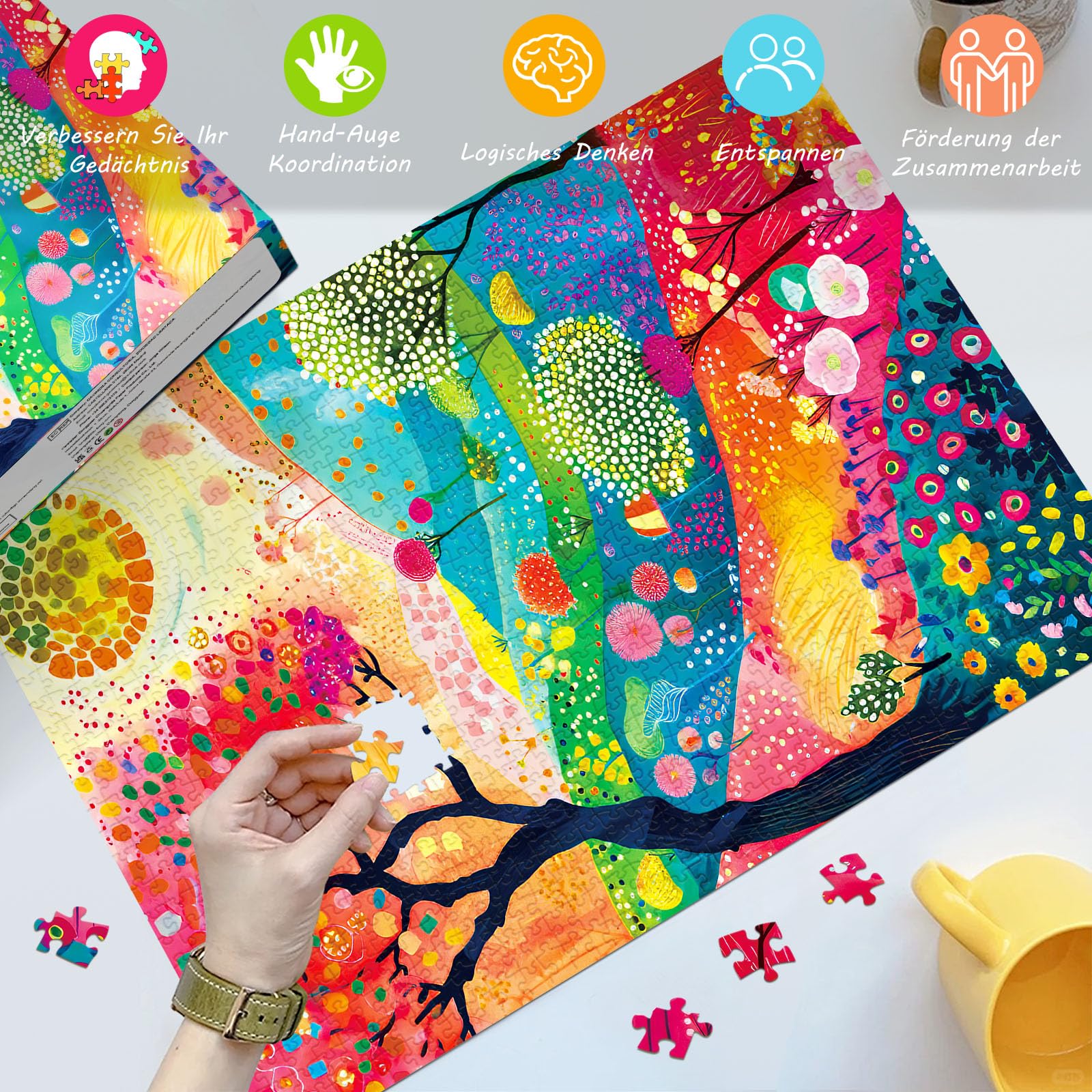 huadada-herbstfarben-1000-teile-puzzle-70x50-cm image 2