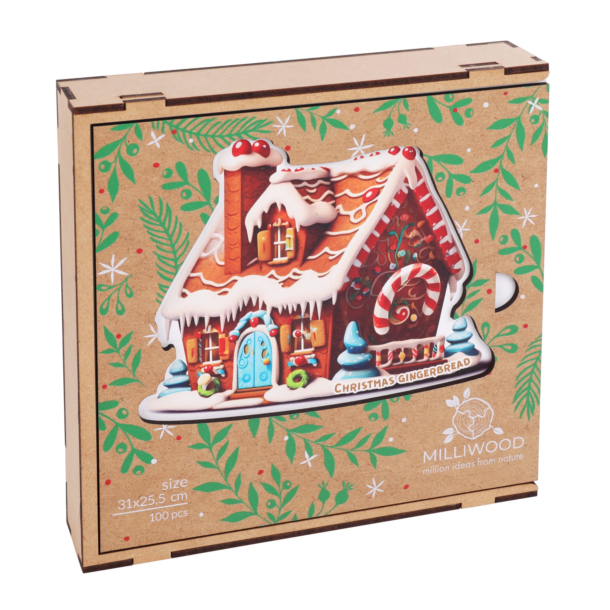 milliwood-christmas-gingerbread-holzpuzzle-100-teile-deko image 6