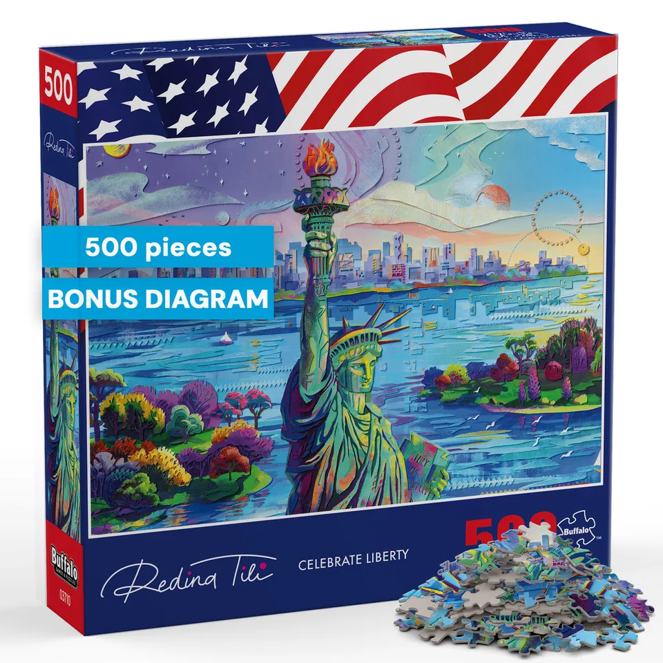 buffalo-games-americana-celebrate-liberty-puzzle-500-teile-liberty image 1