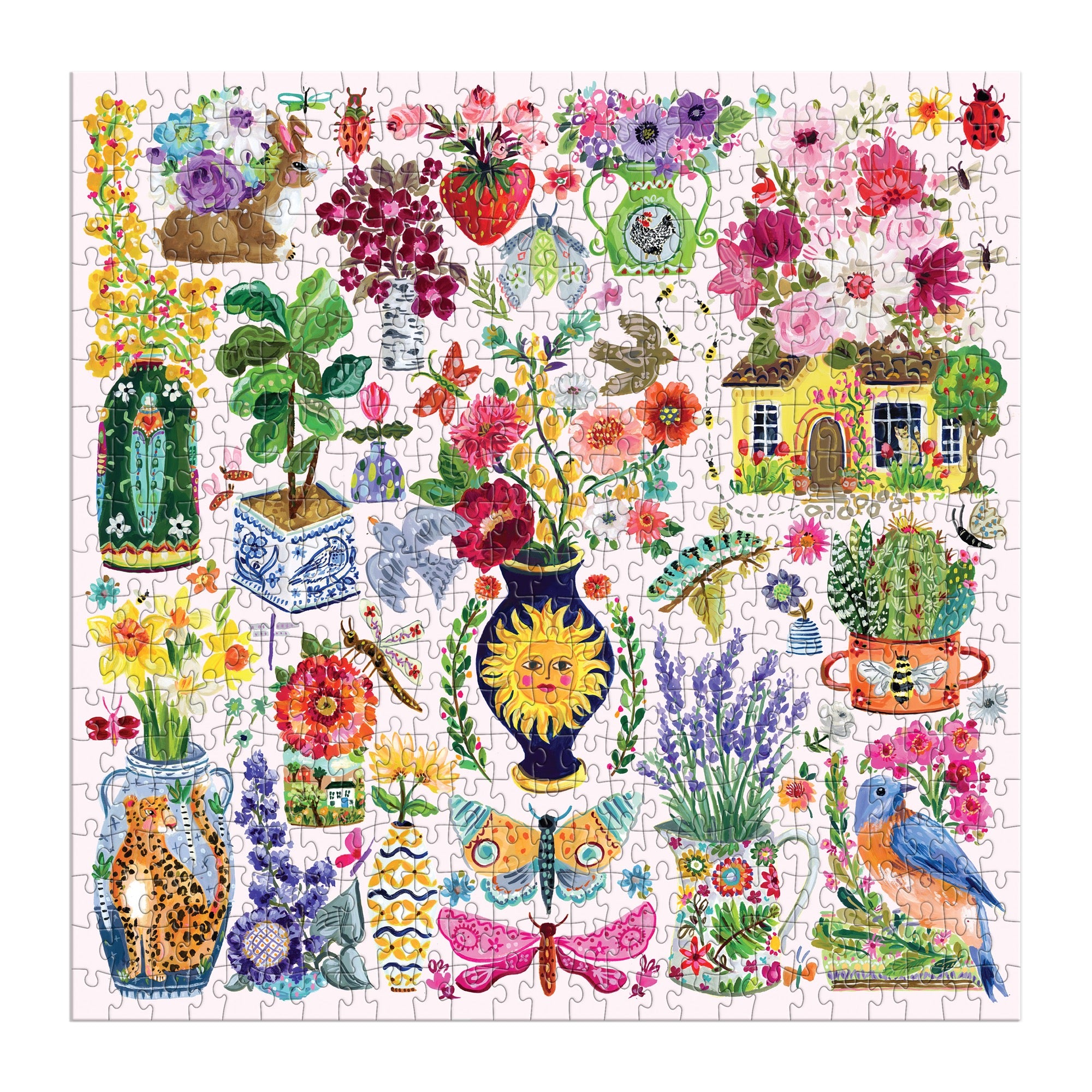 galison-buzzy-bouquets-puzzle-500-teile-blumen image 3