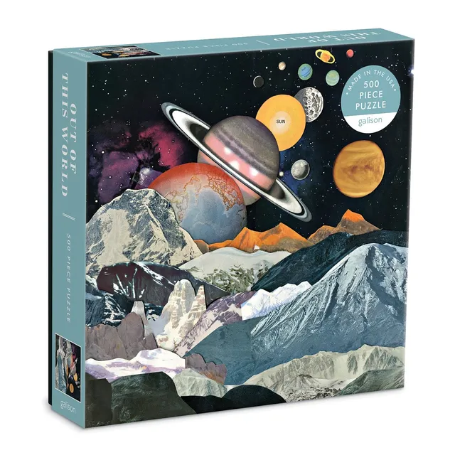 galison-out-of-this-world-500-teile-puzzle-weltall-collage image 1