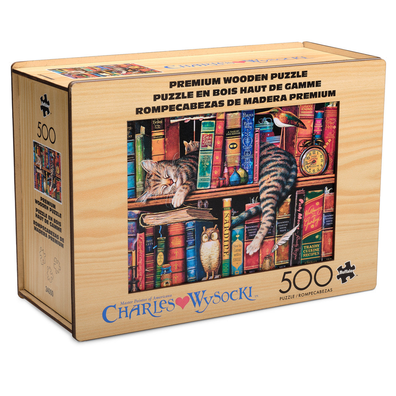 buffalo-games-frederick-the-literate-holzpuzzle-500-teile image 2