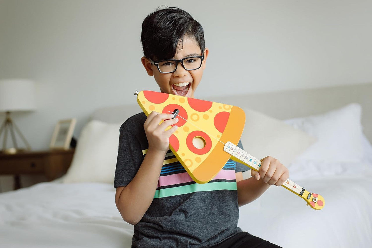tinkertar-pizza-guitar-kindergitarre-1-saite-mit-buch image 5
