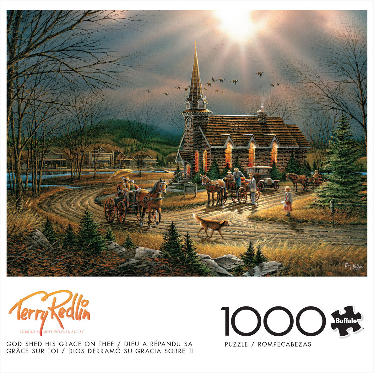 buffalo-games-god-shed-his-grace-puzzle-1000-teile-redlin image 2