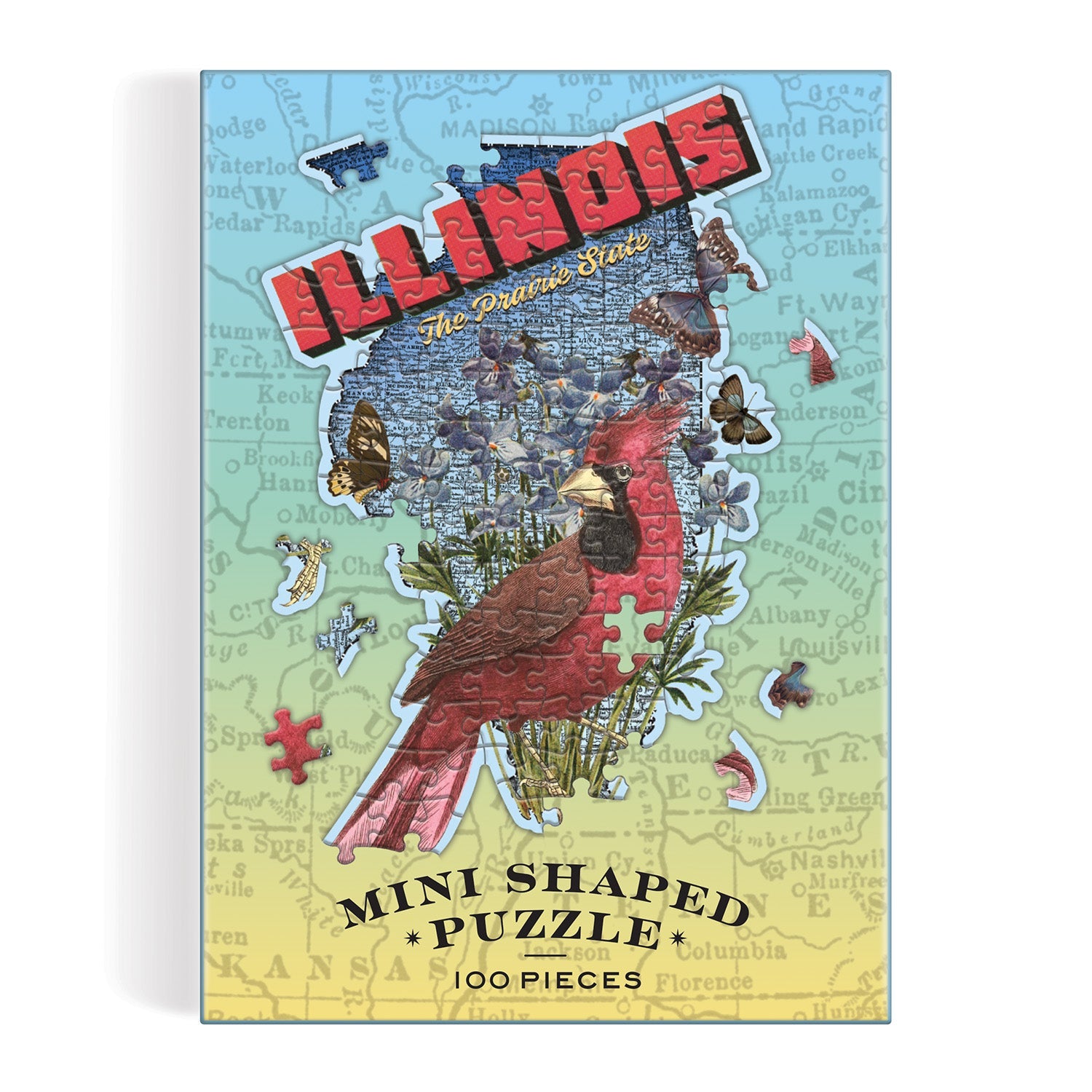 galison-illinois-mini-puzzle-100-teile-vogel-blume image 2